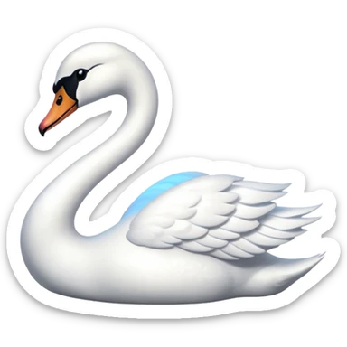 Um cisne braco sticker