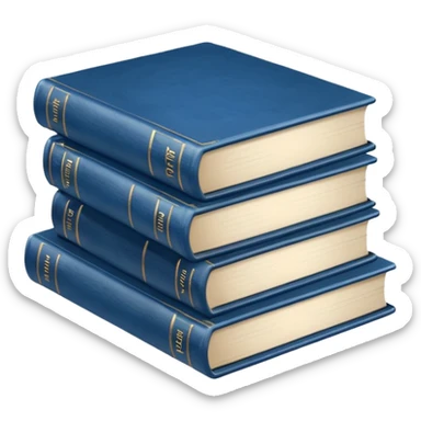 Blue books 📚  sticker