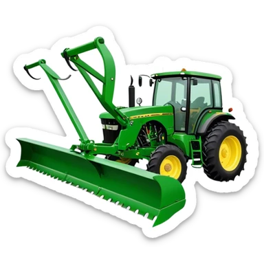 Plow - John Deere 644 (Model Year: 2022) (Iconic colour: Green) sticker