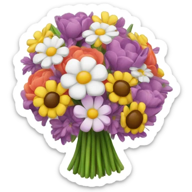 Blooming bouquet  sticker