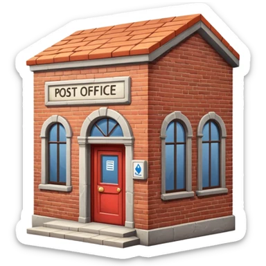 Post office sticker