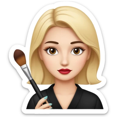 makeup artist sticker
