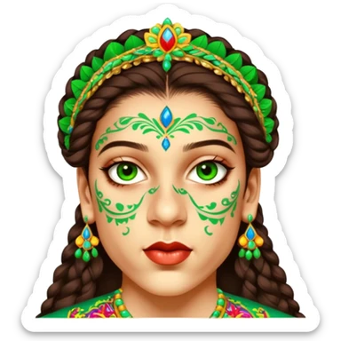 Folkloric Dancer sticker