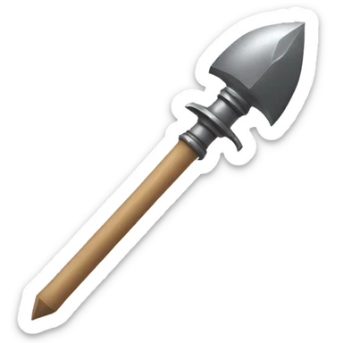 Mace made by pencil sticker