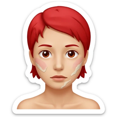 chemical peel sticker