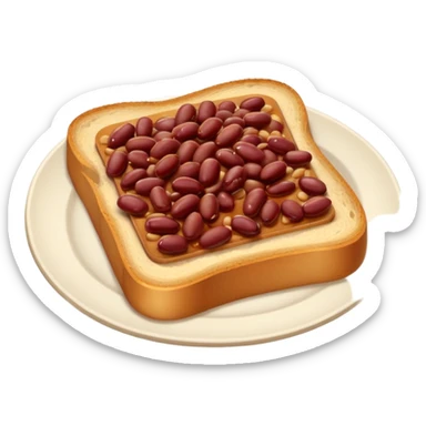 Beans on toast sticker