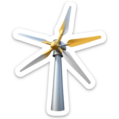 Wind Turbine sticker