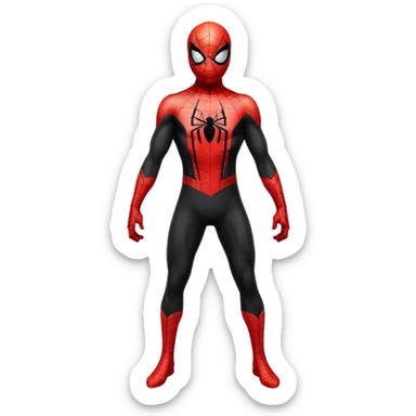 Spiderman black costume  sticker