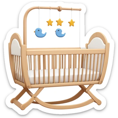 Baby crib sticker