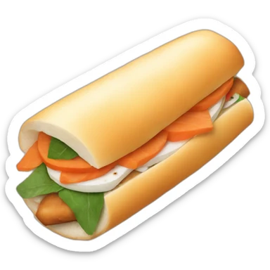 Banh Mi roll sticker