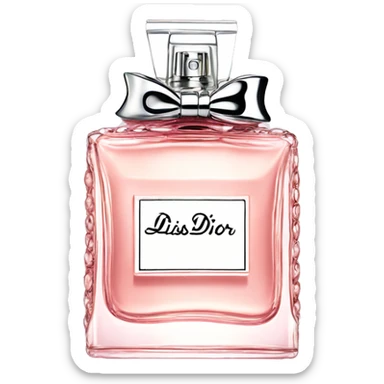 Miss dior perfume sticker