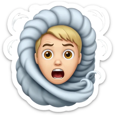 Tornado that sucks up children  sticker