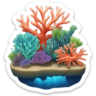 Coral reef  sticker
