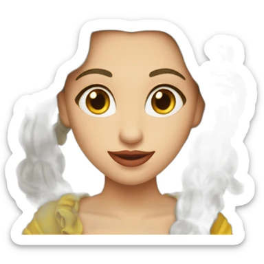 La Belle et la bête sticker