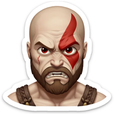 kratos sticker