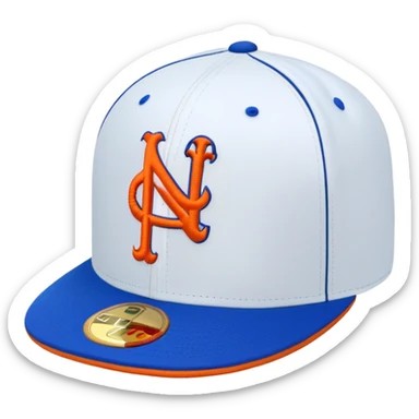 New york Mets hat sticker