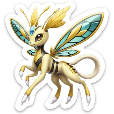 Meloetta-Beedrill-Manectric-Palkia-Cresselia-fusion sticker