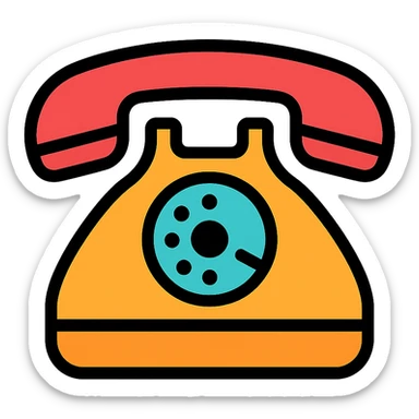 telephone sticker