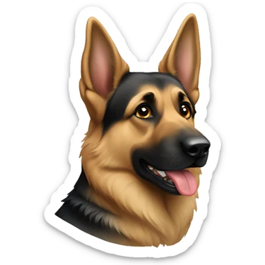 German Shepard sticker