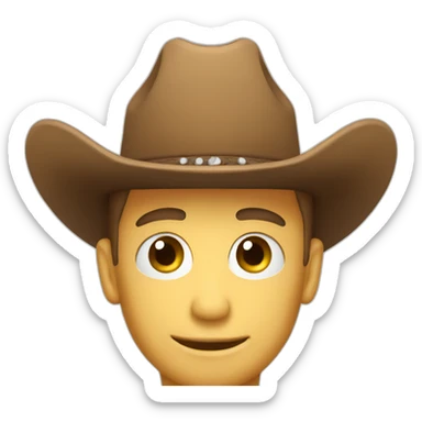 Cowboy hats  sticker