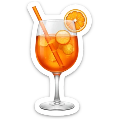 Aperol spritz drink  sticker