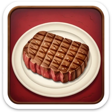 Retro Restaurant Sign steak sticker