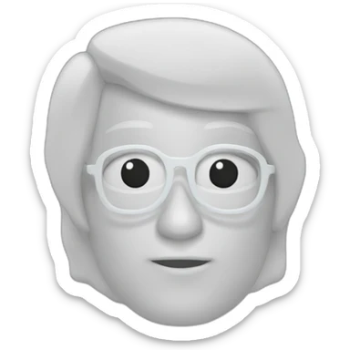 Un científico de datos dudando sticker