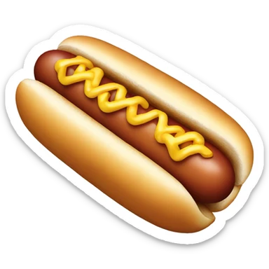 Hotdog sticker