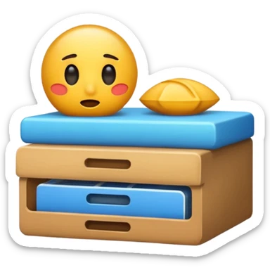 Materials wait for the end sticker