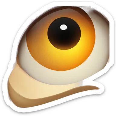 burnt eyes from looking to the eclipse sticker