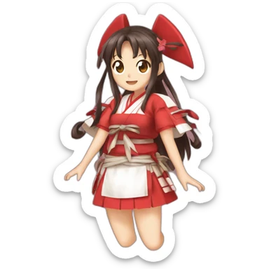 Reimu Hakurei sticker
