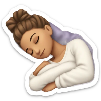 Ariana Grande sleeping sticker