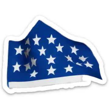 university of Alabama in Huntsville flag sticker