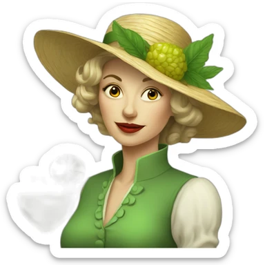 margarita woman character from bulgakov's book sticker