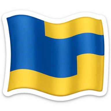 Ukraine flag sticker
