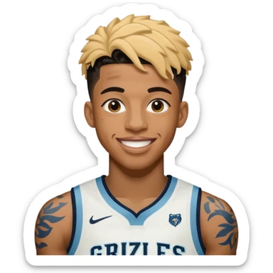 Ja Morant Grizzlies sticker