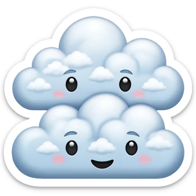 nubes sticker