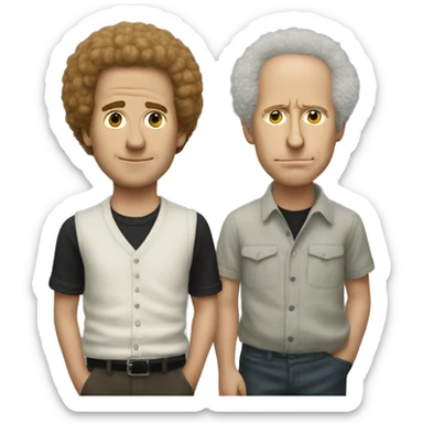 Simon and Garfunkel  sticker