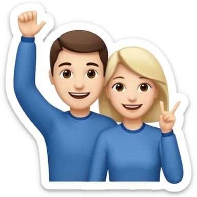 cheering on husband  sticker