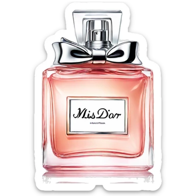Miss dior perfume sticker