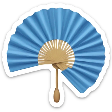 Blue Fan sticker