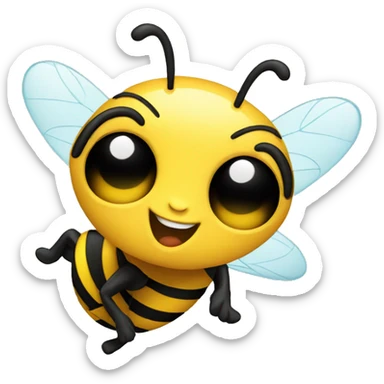 Busy bee sticker