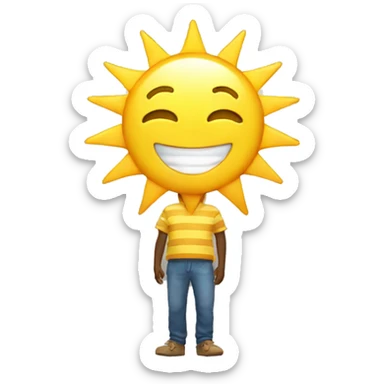 A ray of sunshine  sticker