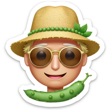  DOFLAMINGO ON PEAS sticker