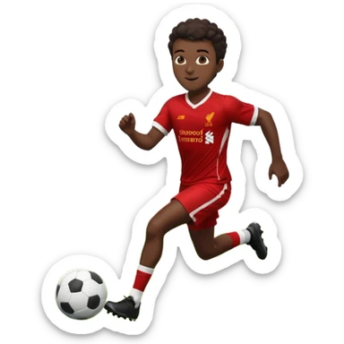 A Liverpool soccer player no salah sticker