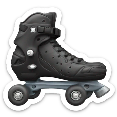 A pair of aggressive inline skates sticker
