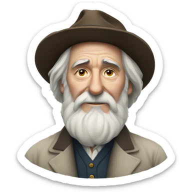 Walt Whitman sticker