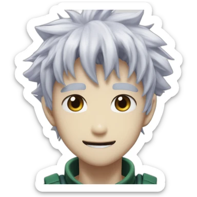 make me killua zoldick from hunter x hunter sticker