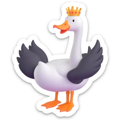 goose king sticker