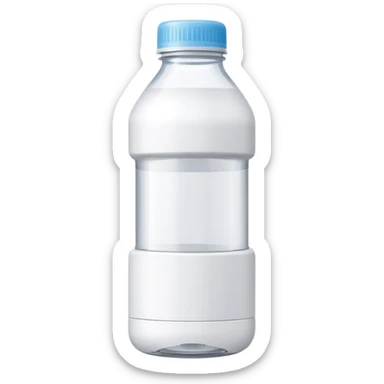 Miralax bottle, simple and recognizable sticker